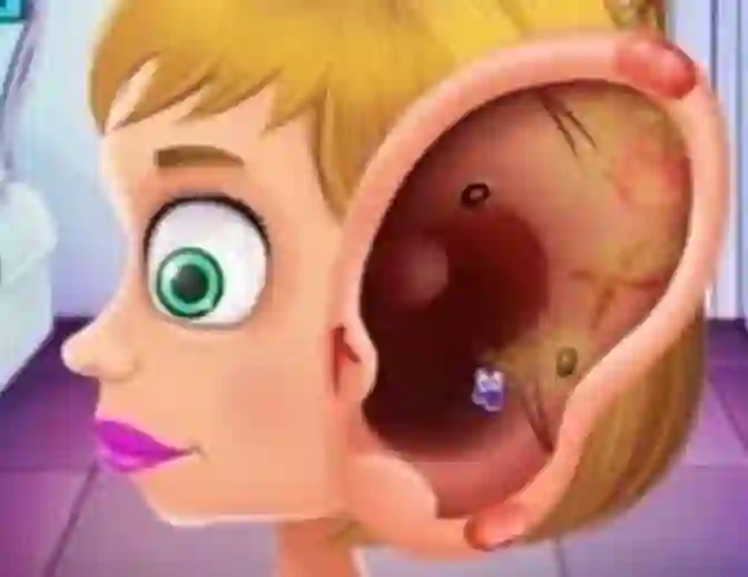 Children's Doctor Treating Ears – kostenloses Online-Spiel