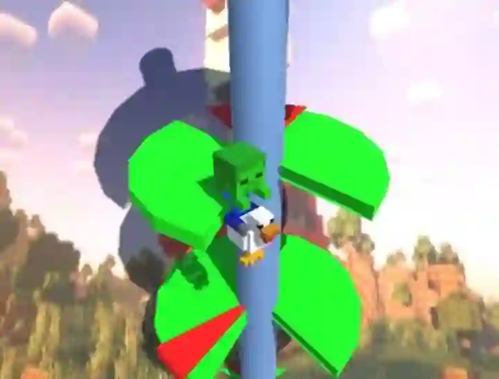 Chicken Jockey Helix Jump – kostenloses Online-Spiel