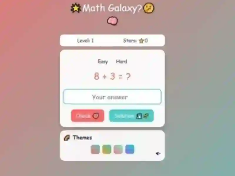 Math Galaxy – kostenloses Online-Spiel