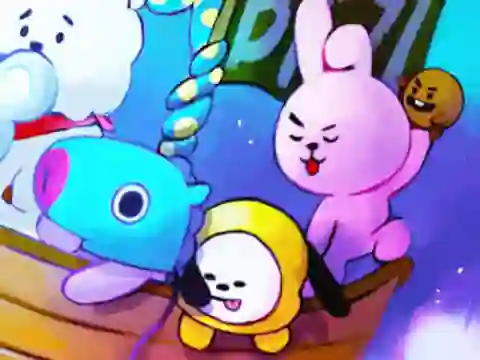Jigsaw Puzzle: BT21 Friends – kostenloses Online-Spiel