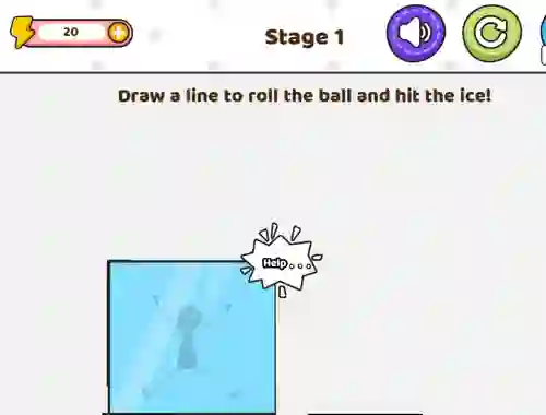 Save The Stick Draw Line – kostenloses Online-Spiel