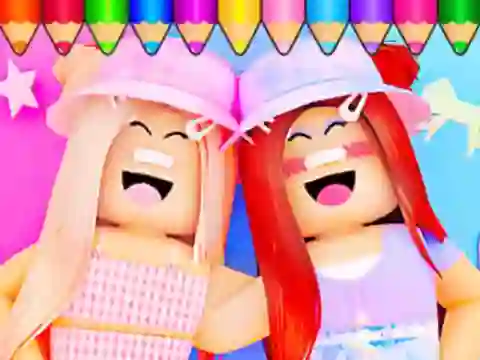 Coloring Book: Roblox Bestie – kostenloses Online-Spiel