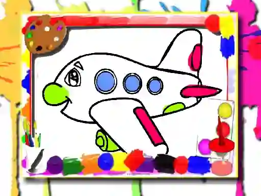 Airplane Coloring Book – kostenloses Online-Spiel