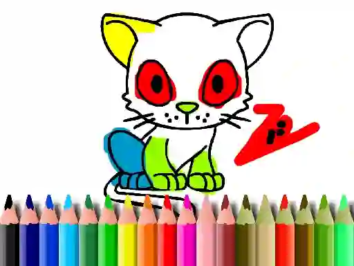 Back To School: Cat Coloring – kostenloses Online-Spiel