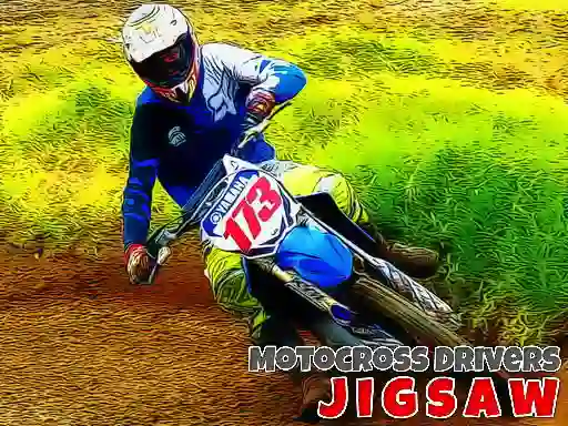 Motocross Drivers Jigsaw – kostenloses Online-Spiel