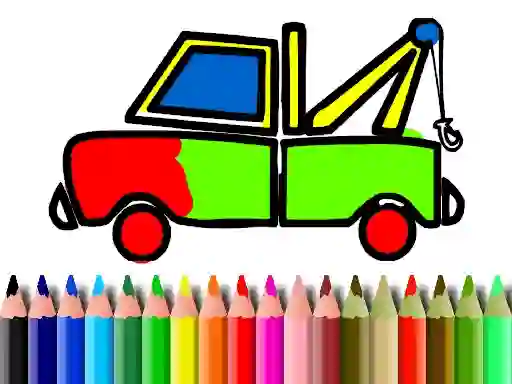 Back To School: Truck Coloring – kostenloses Online-Spiel