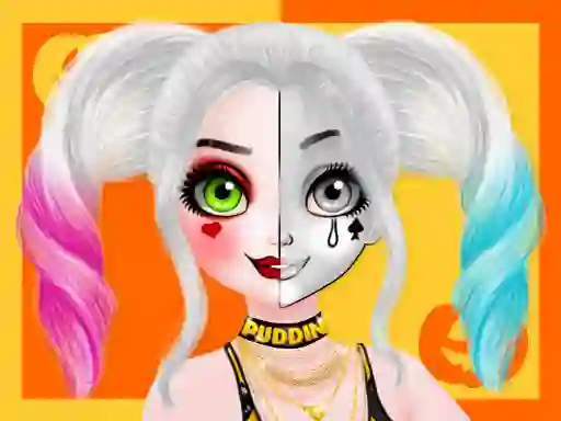 Princess Halloween Makeup Halffaces Tutorial – kostenloses Online-Spiel