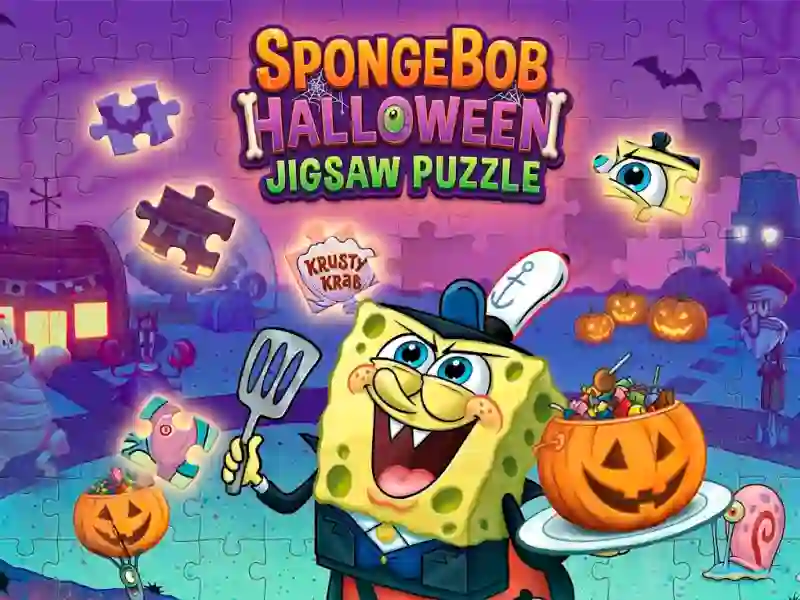 SpongeBob Halloween Jigsaw Puzzle – kostenloses Online-Spiel