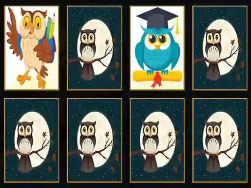 Cute Owl Memory – kostenloses Online-Spiel