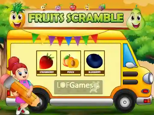 Fruits Scramble – kostenloses Online-Spiel