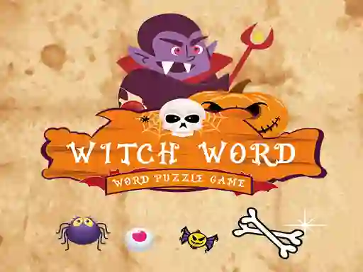 Witch Word Halloween Puzzel Game – kostenloses Online-Spiel