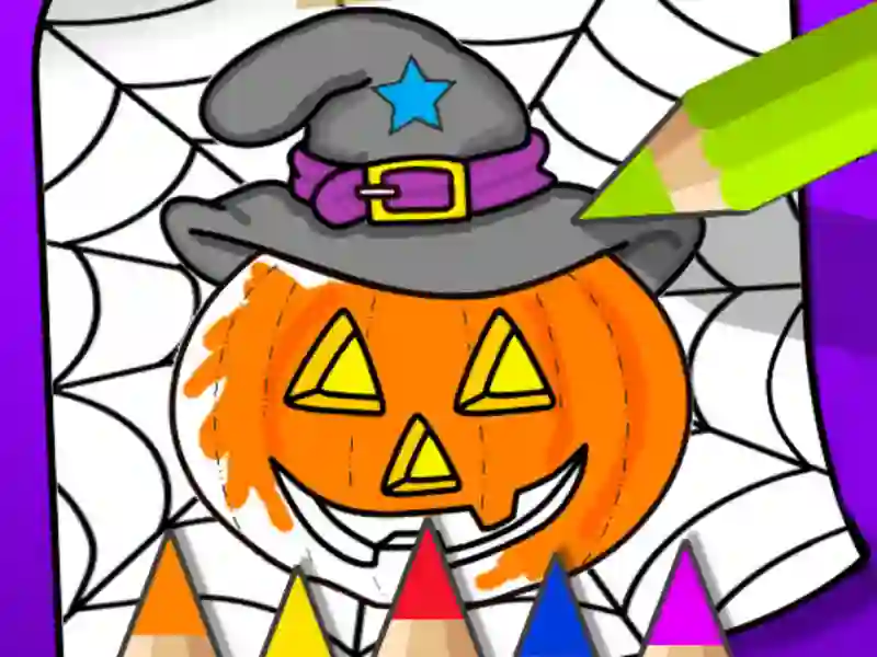Halloween Coloring Book – kostenloses Online-Spiel
