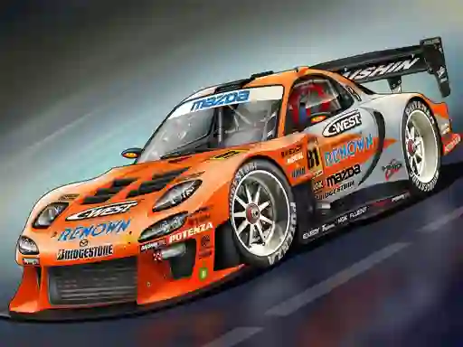 Race Car Slide – kostenloses Online-Spiel
