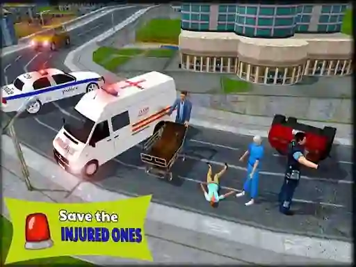 Ambulance Rescue Driver Simulator 2018 – kostenloses Online-Spiel
