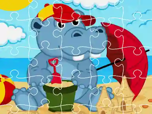 Hippo Jigsaw – kostenloses Online-Spiel