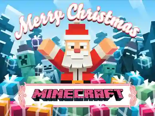 MineCraft Christmas Jigsaw Puzzle – kostenloses Online-Spiel
