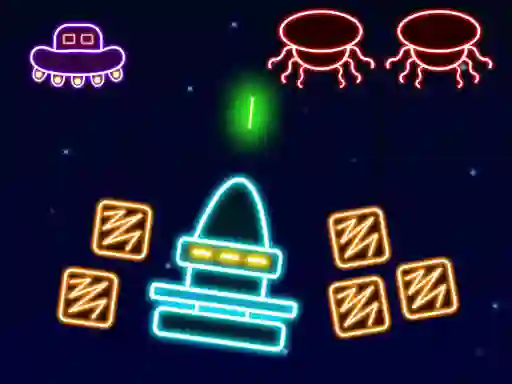 Neon Invaders – kostenloses Online-Spiel