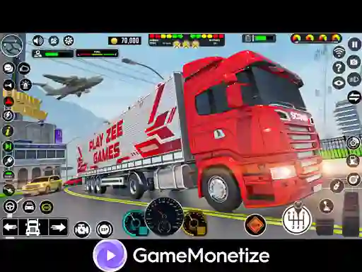 Crazy car transport truck – kostenloses Online-Spiel