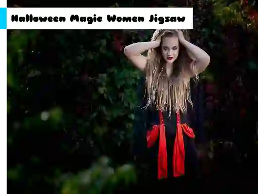 Halloween Magic Women Jigsaw – kostenloses Online-Spiel