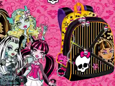 Monster High Backpack Design – kostenloses Online-Spiel