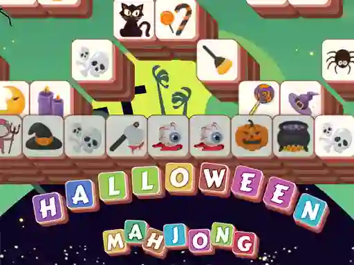 Halloween Mahjong Tiles – kostenloses Online-Spiel