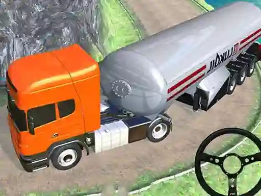 Off road oil tanker transport truck – kostenloses Online-Spiel