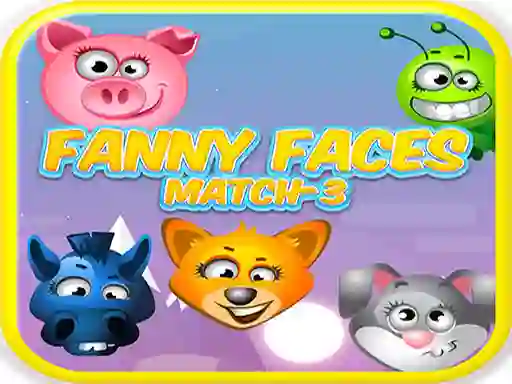 Funny Faces Match-3 – kostenloses Online-Spiel