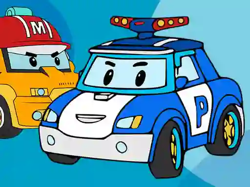Robocar Coloring Book – kostenloses Online-Spiel