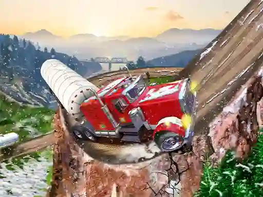 Semi Truck Snow Simulator – kostenloses Online-Spiel