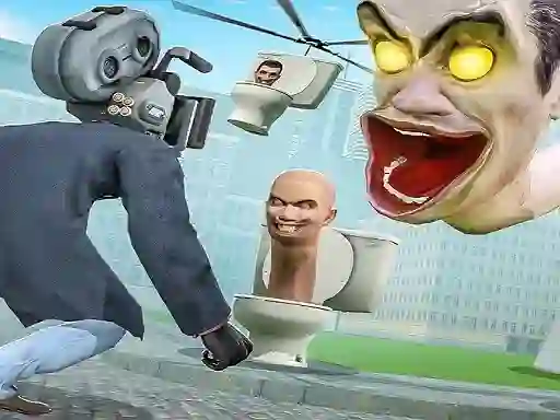 Skibidi Toilet TopDown Survival – kostenloses Online-Spiel