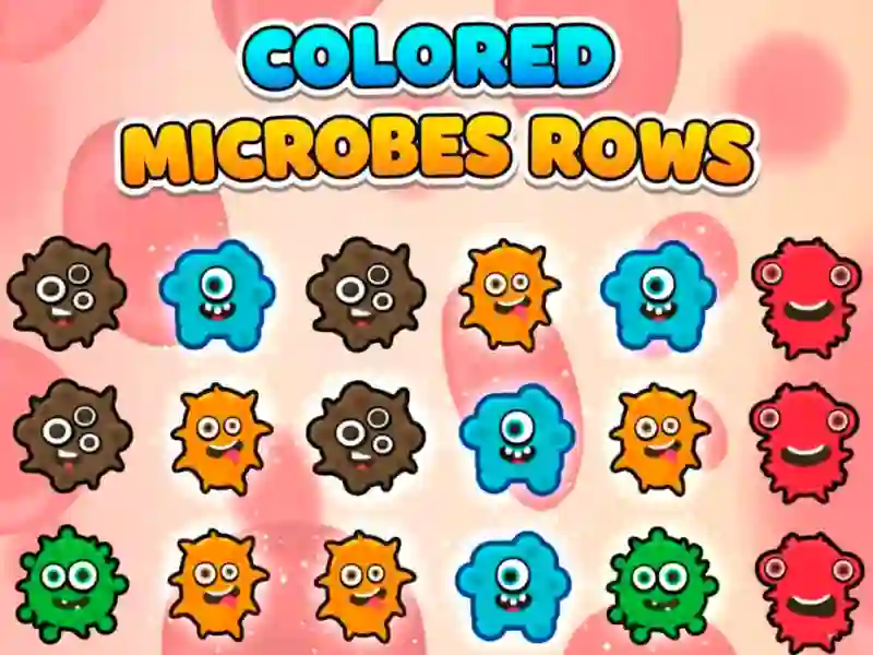 Colored Microbes Rows – kostenloses Online-Spiel