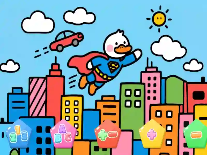 Color By Code Super Duck – kostenloses Online-Spiel