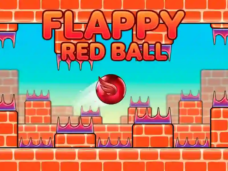 Flappy red ball – kostenloses Online-Spiel