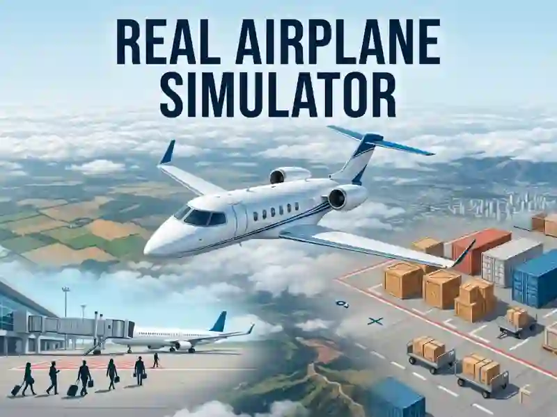 Real Airplane Simulator – kostenloses Online-Spiel