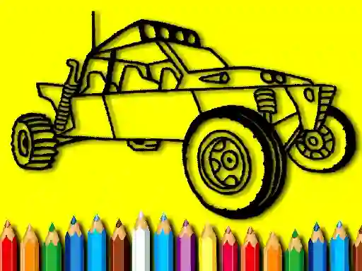 Back To School: Rally Car Coloring Book – kostenloses Online-Spiel