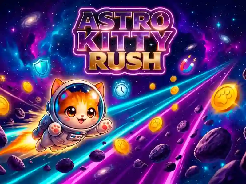 Astro Kitty Rush – kostenloses Online-Spiel
