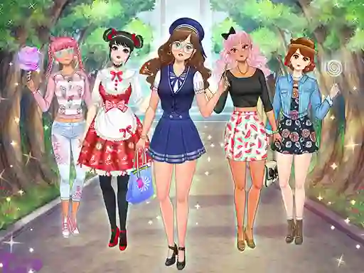 High School Anime Dress Up – kostenloses Online-Spiel