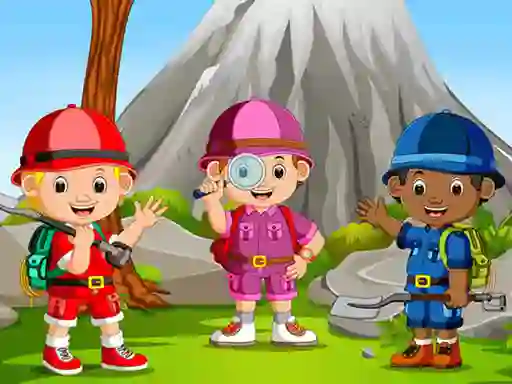 Kids Camping Hidden Stars – kostenloses Online-Spiel