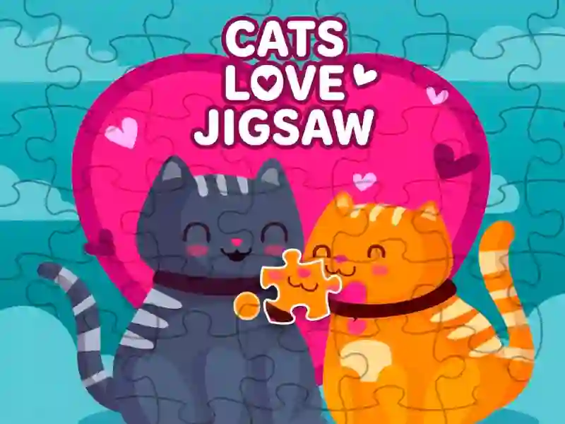 Cats love jigsaw – kostenloses Online-Spiel