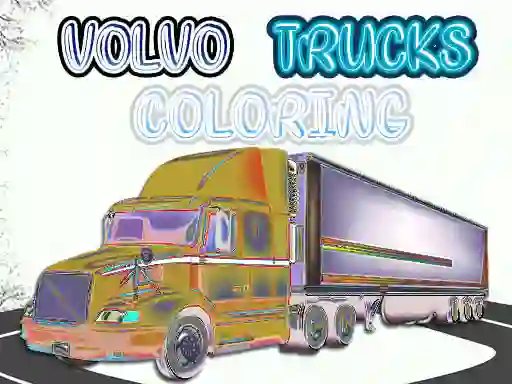 Volvo Trucks Coloring – kostenloses Online-Spiel