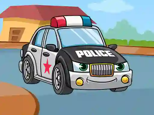 Police Cars Jigsaw – kostenloses Online-Spiel