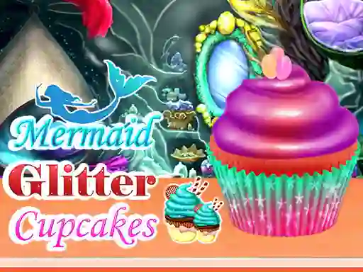 Mermaid Glitter Cupcakes – kostenloses Online-Spiel