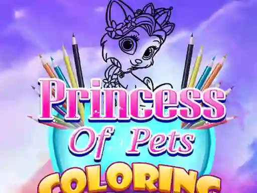 Princess Of Pets Coloring – kostenloses Online-Spiel