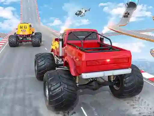 Mega Ramp Monster Truck Race – kostenloses Online-Spiel