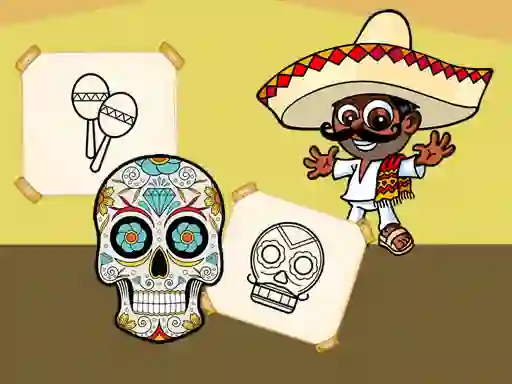 Crazy Mexican Coloring – kostenloses Online-Spiel