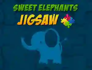 Sweet Elephants Jigsaw – kostenloses Online-Spiel