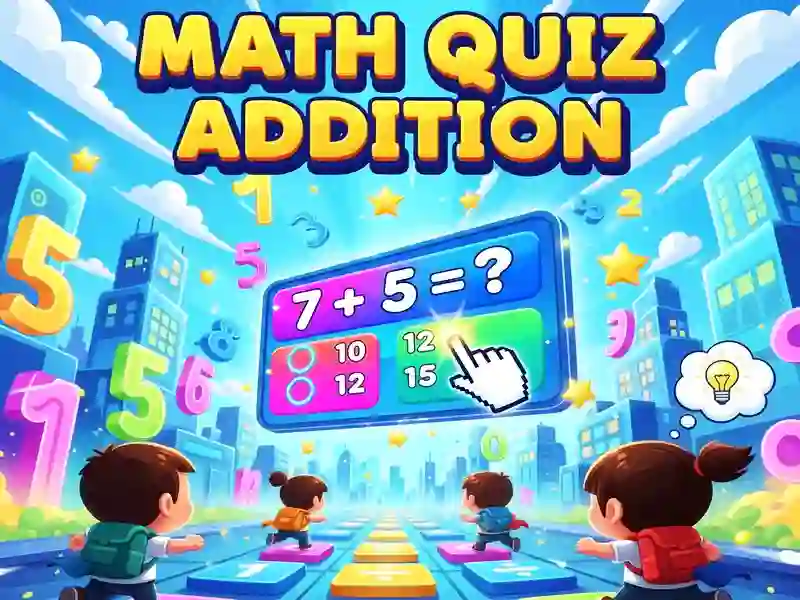Math Quiz Addition – kostenloses Online-Spiel