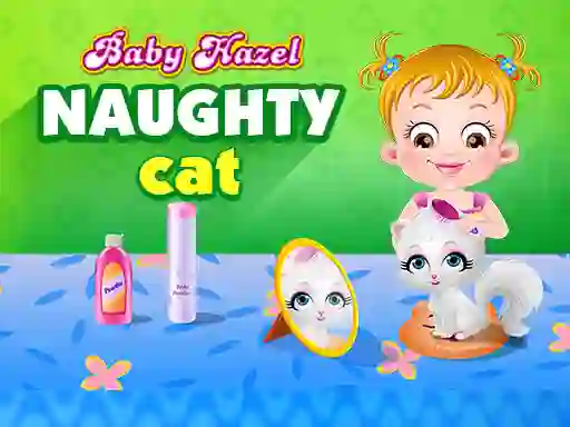 Baby Hazel - naughty cat – kostenloses Online-Spiel