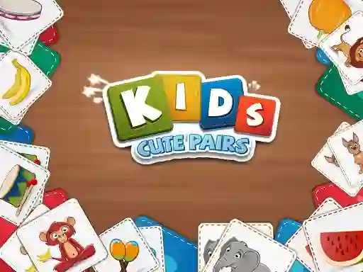 Kids Cute Pairs – kostenloses Online-Spiel