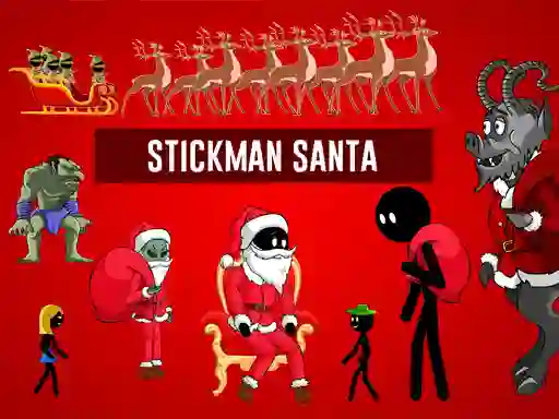 Stickman Santa – kostenloses Online-Spiel